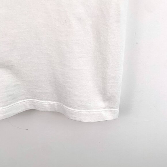 Louis Vuitton White Printed Cotton Round-Neck Short-Sleeve T-Shirt M Size Made I - Picture 5 of 8